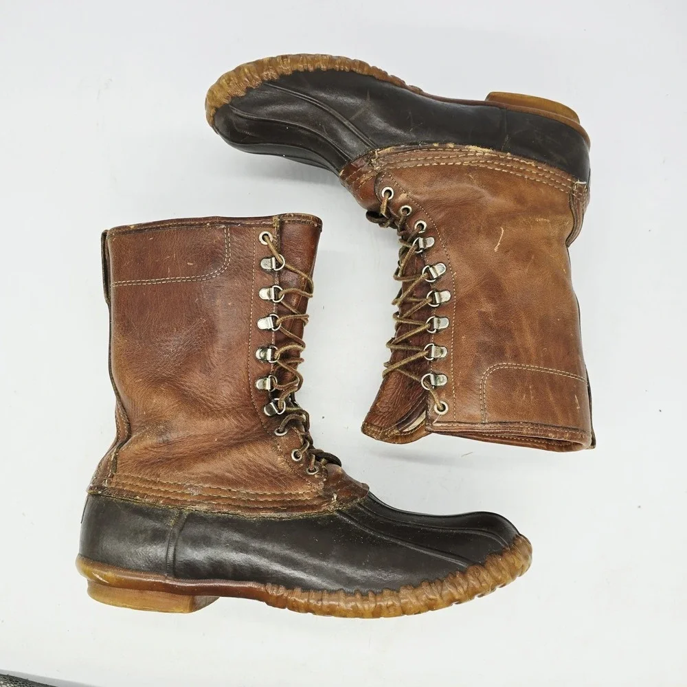 Vintage LL Bean Boots Mens 11 M Gore-Tex Thinsulate Maine Hunting Made in USA